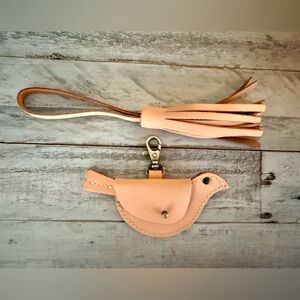 New! Portland Leather Mockingbird Pouch and Classic Bag Tassel Set